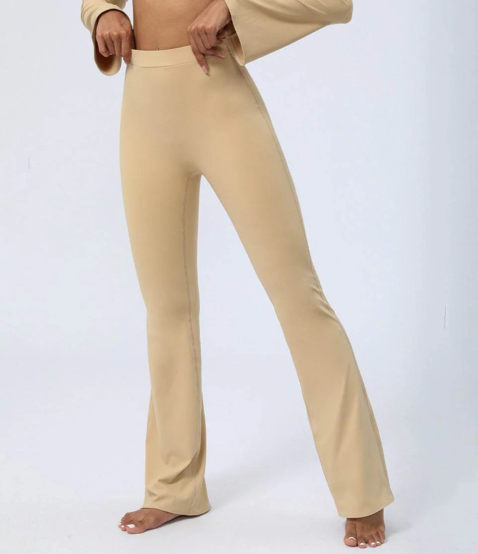 Butt Lifting Flared Leg Workout Pants - Artadvier