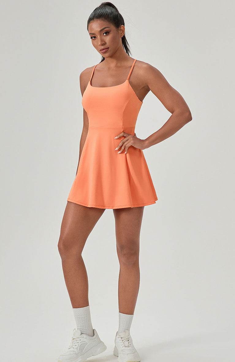 One Piece Tennis Dress with Stretch and Comfort - Artadvier