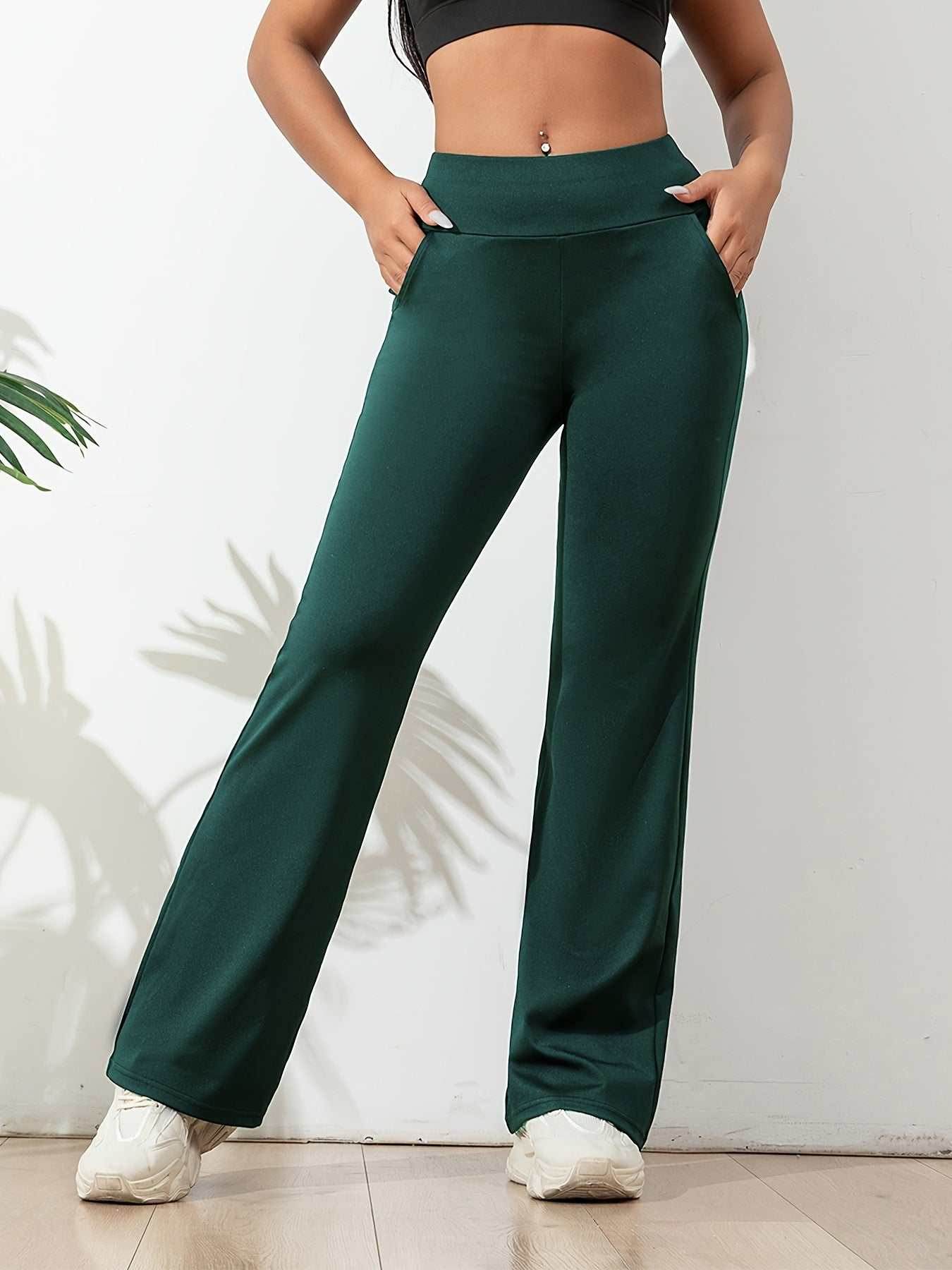 High Waist Wide Leg Pants - Artadvier